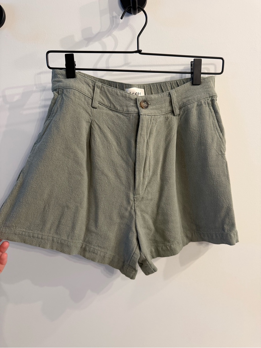 BE COOL high waist Kalli linen shorts